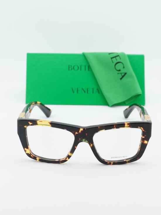 Bottega Veneta BV1180O 002 Rectangle Eyeglasses 52mm – Havana main image 4